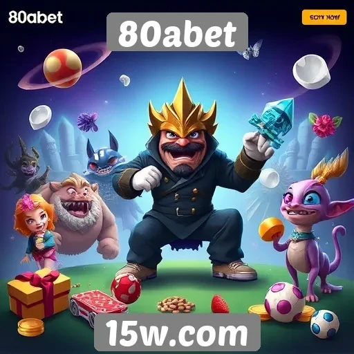 Diversidade de jogos disponíveis no 80abet